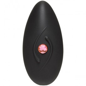 Черная рельефная вкладка в трусики Body Bling Bliss Rechargeable Mini-Vibe