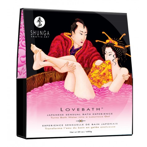 Соль для ванны Lovebath Dragon Fruit, превращающая воду в гель - 650 гр.